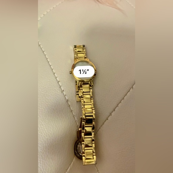 Kate Spade Gramercy Gold Tone Stainless Steel Crystal Accented Watch - Picture 6 of 16